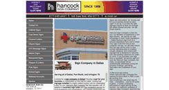 Desktop Screenshot of hancocksign.com